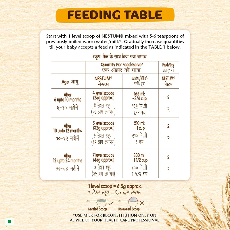 Nestle Nestum Baby Cereal with Rice Fruits, 300 g-4.webp